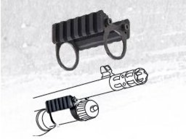 dvojitá weaver lišta pre brokovnice (Winchester) a iné